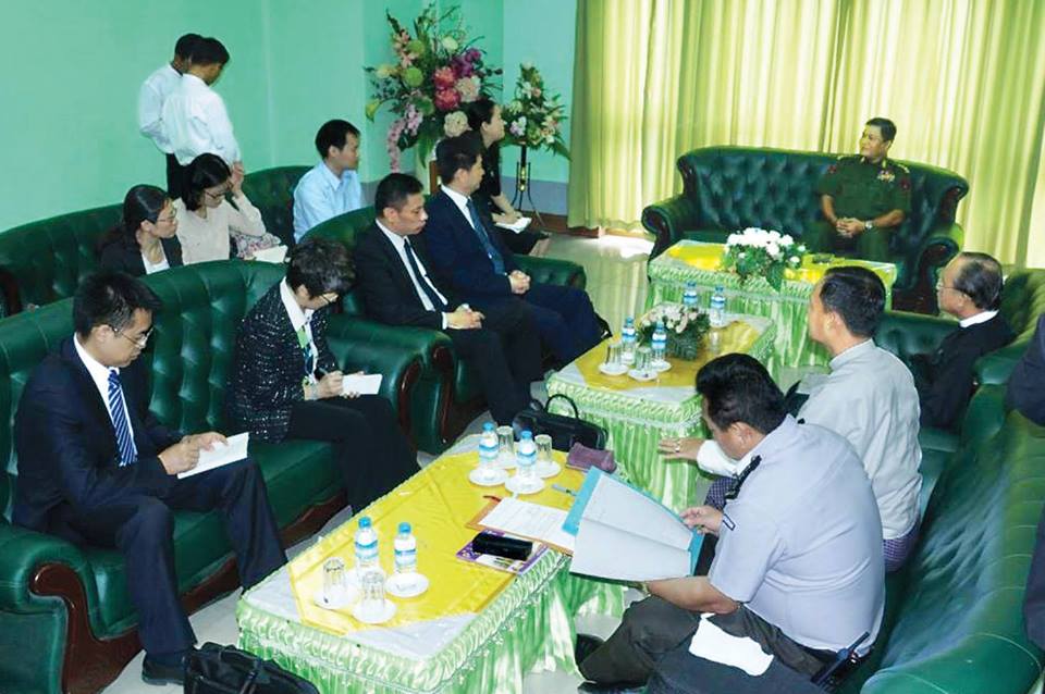 တ႐ုတ္စစ္သခ်ႋဳင္းေဆာက္ရန္ တ႐ုတ္အစိုးရတာ၀န္ရွိသူမ်ား လာေရာက္ေဆြးေႏြး