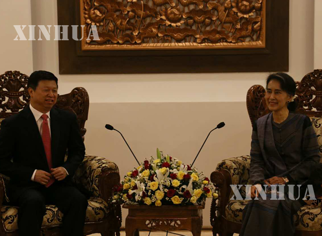 ေဒၚေအာင္ဆန္းစုၾကည္ႏွင့္ တ႐ုတ္ကြန္ျမဴနစ္ပါတီ ကိုယ္စားလွယ္တို႔ ေဆြးေႏြး