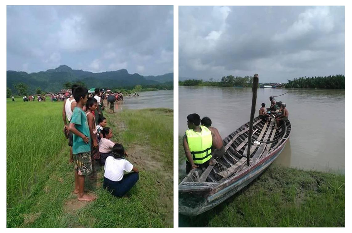 ရေသ့ေတာင္တြင္ ေက်ာင္းႀကိဳပုိ႔ စက္ေလွနစ္ျမဳပ္၊ ေက်ာင္းသူ ၄ ဦး ေပ်ာက္ဆံုး
