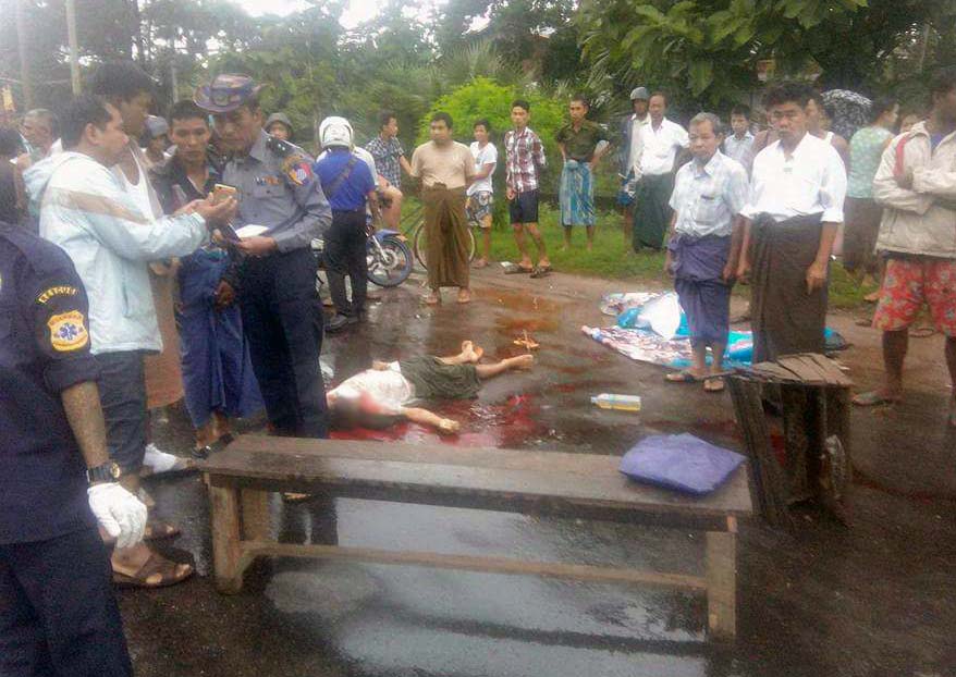 နာေရးအိမ္ဖဲဝိုင္း စကားမ်ားရာမွ ဓားခုတ္မႈျဖစ္ပြား၊ ၁ ဦး ေသဆုံး