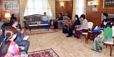 ကုလသမဂၢဆိုင္ရာ ျမန္မာကိုယ္စားလွယ္အဖြဲ႔ႏွင့္ ေဒၚေအာင္ဆန္းစုၾကည္ေဆြးေႏြး - သတင္းဓာတ္ပံု