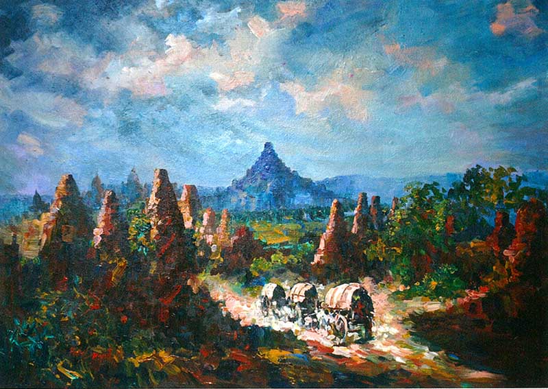 ပန္းခ်ီရဲျမင့္ (forward) ၏ Art & Ideology ပန္းခ်ီျပပြဲ