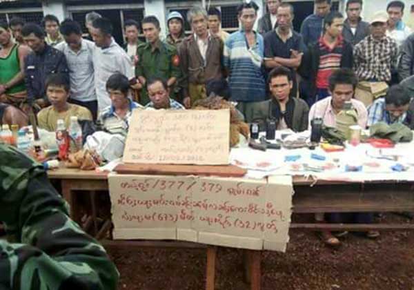 မူးယစ္မႈႏွင့္ ဖမ္းဆီးထားသူမ်ားကို ရွမ္းျပည္တပ္မေတာ္ ျပန္လႊတ္ေပး