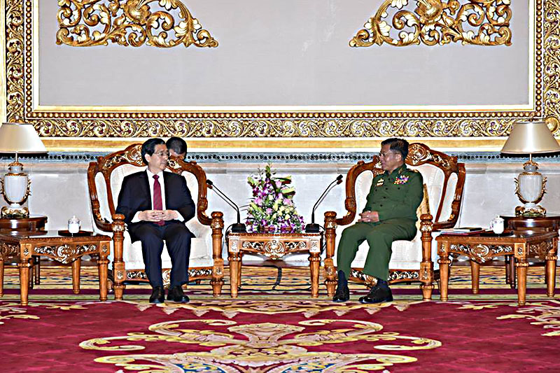 မူးယစ္ေဆး၀ါး တားဆီးႏွိမ္နင္းေရး ကာခ်ဳပ္ႏွင့္ တ႐ုတ္လံုၿခံဳေရး၀န္ႀကီး ေဆြးေႏြး