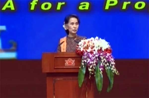 အာဆီယံကို စံျပအဖြဲ႔အစည္းအျဖစ္ျမင္ေတြ႔လိုဟု ေဒၚေအာင္ဆန္းစုၾကည္ေျပာၾကား
