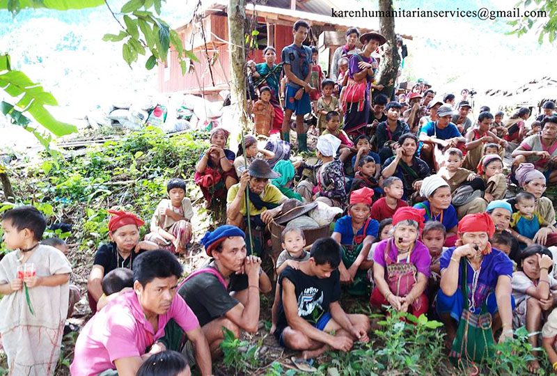 ေျမျမဳႇပ္မုိင္းနဲ႔ ၿခိမ္းေျခာက္မႈေၾကာင့္ ကရင္ရြာသားမ်ား ထြက္ေျပးေနရ