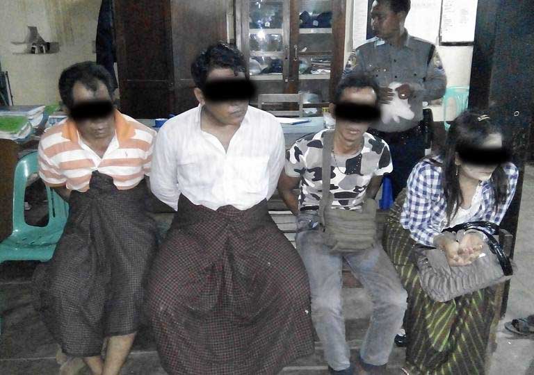 ၀မ္းတြင္းၿမိဳ႕တြင္ ဘုရားဆင္းတုေတာ္မ်ား တရားမ၀င္သယ္ေဆာင္လာသူ ၄ ဦးကုိ ဖမ္းမိ