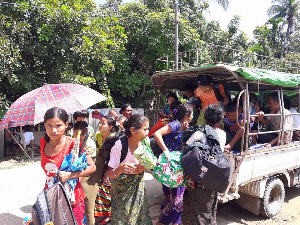 ေမာင္ေတာ ပစ္ခတ္မႈမ်ားေၾကာင့္ ဒုကၡသည္မ်ား ထပ္မံေရာက္႐ွိ