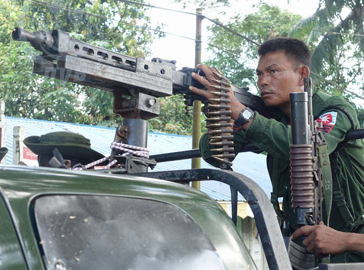 ယေန႔ ေမာင္ေတာၿမိဳ႕နယ္တြင္း လံုျခံဳေရး တင္းက်ပ္ (ဓာတ္ပံု)