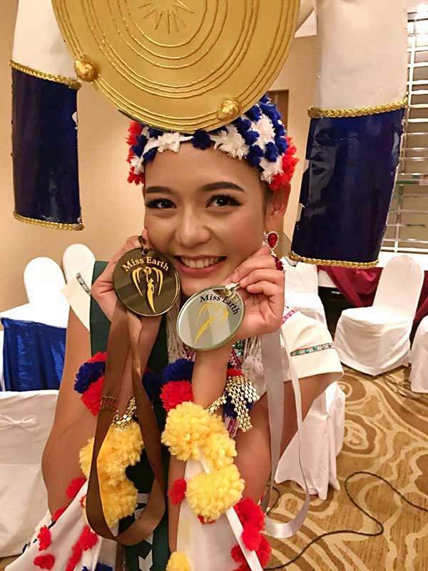ျမန္မာအလွမယ္ နန္းခိုင္ေရႊ၀ါ၀င္း Miss Earth 2016 ၿပိဳင္ပြဲတြင္ ဆု ၂ ဆုရရွိ  (ဓာတ္ပံု)