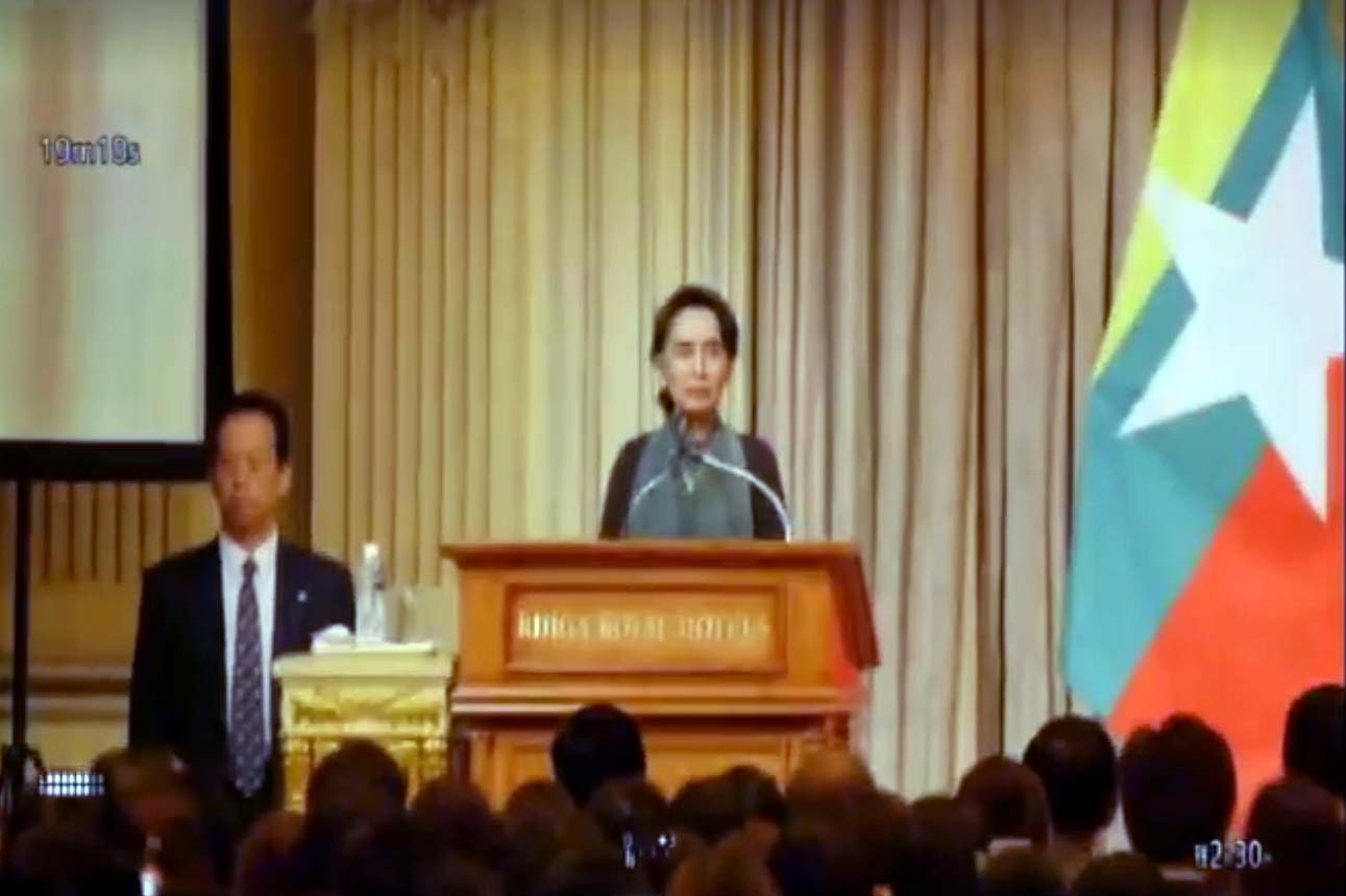 ႏိုင္ငံျခားရင္းႏွီးျမႇဳပ္ႏွံမႈ ဝင္လာေအာင္ ႏိုင္ငံျခားေရာက္ျမန္မာတြင္ တာ၀န္တခုရွိဟု ေဒၚစု ေျပာ