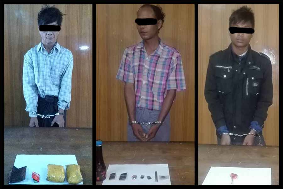 ကေလးၿမိဳ႕တြင္ တညတြင္း ဘိန္းမဲ ၃ ေနရာ ဖမ္းမိ