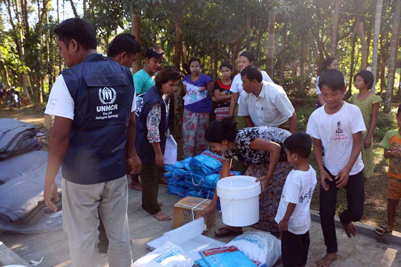 ေမာင္ေတာေနရပ္စြန္႔ခြာသူမ်ားကို ႏိုင္​ငံတကာအန္ဂ်ီအိုမ်ား ပထမဆံုးအႀကိမ္ ကူညီေပးခြင့္ရ