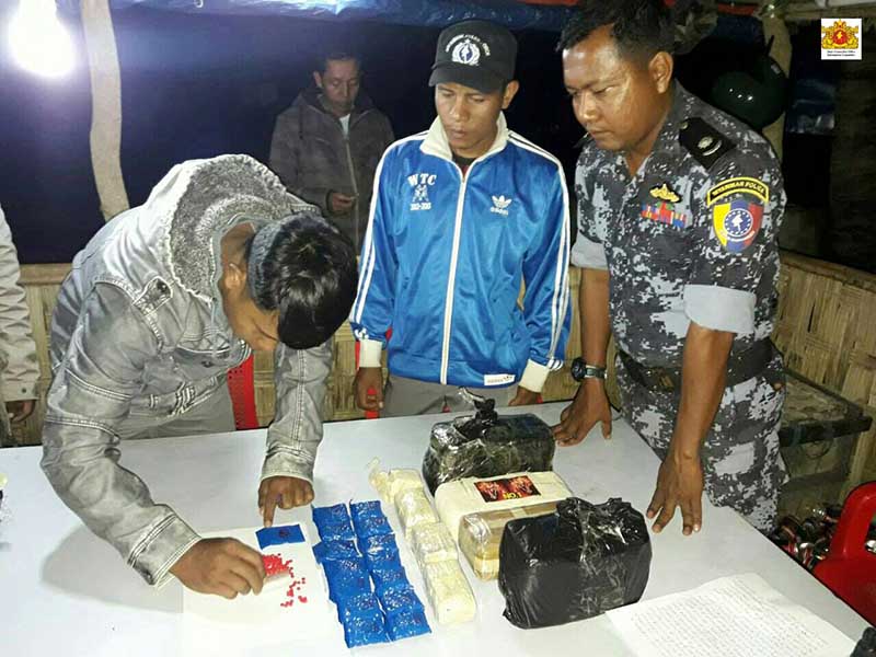 ေမာင္ေတာတြင္  စိတ္ႂကြေဆးျပား ၆၅၀၀၀ ခန္႔ သိမ္းဆည္းရမိ