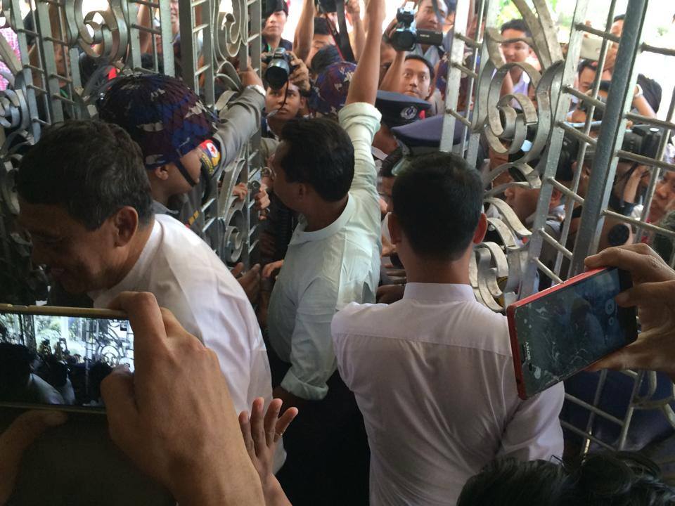 ၆၆(ဃ)ျဖင့္ တရားစြဲခံရသည့္ ဦးမ်ဳိးရန္ေနာင္သိန္းႏွင့္ အလဲဗင္းအမႈ ႐ုံးထုတ္စစ္ေဆး