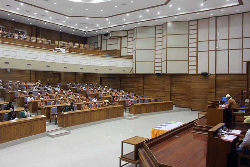 စစ္ကိုင္းတိုင္းေဒသႀကီးလႊတ္ေတာ္ စတုတၳပံုမွန္အစည္းအေဝးျပန္စ (ဓာတ္ပံု)