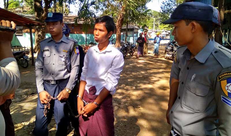 လက္ပံတန္း အန္အယ္လ္ဒီ လူငယ္တာဝန္ခံကို ပုဒ္မ ၆၆(ဃ) ျဖင့္ အေရးယူရန္ ဖမ္းဆီး