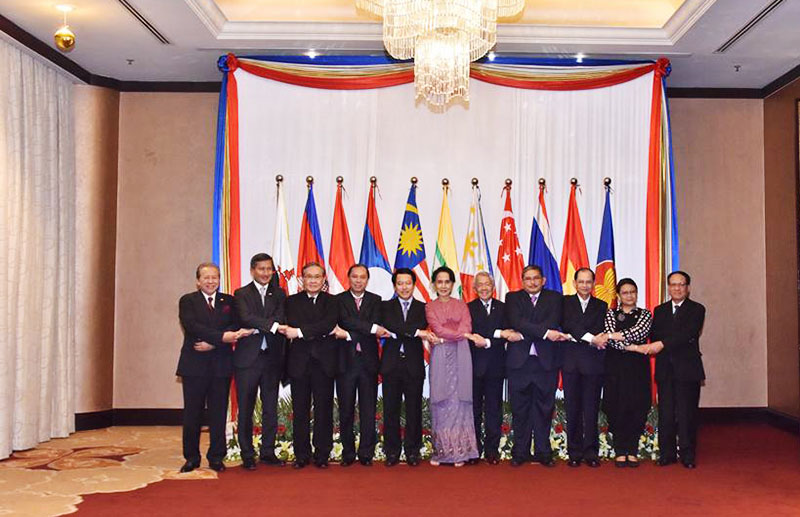ရခုိင္ျပည္နယ္အေရး အာဆီယံႏိုင္ငံျခားေရးဝန္ႀကီးမ်ား ရန္ကုန္တြင္ ေတြ႔ဆံုေဆြးေႏြး