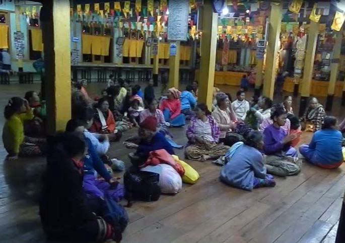 ေက်ာက္မဲၿမိဳ႕ ကေမၻာဇရွမ္းဘုန္းႀကီးေက်ာင္းသုိ႔ စစ္ေရွာင္ဒုကၡသည္ ၁၅၀ ေက်ာ္ ေရာက္ရွိ