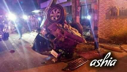 ျမန္မာအလုပ္သမားမ်ား တင္ေဆာင္လာသည့္ကားေမွာက္၊ ၄ ဦးေသဆံုး