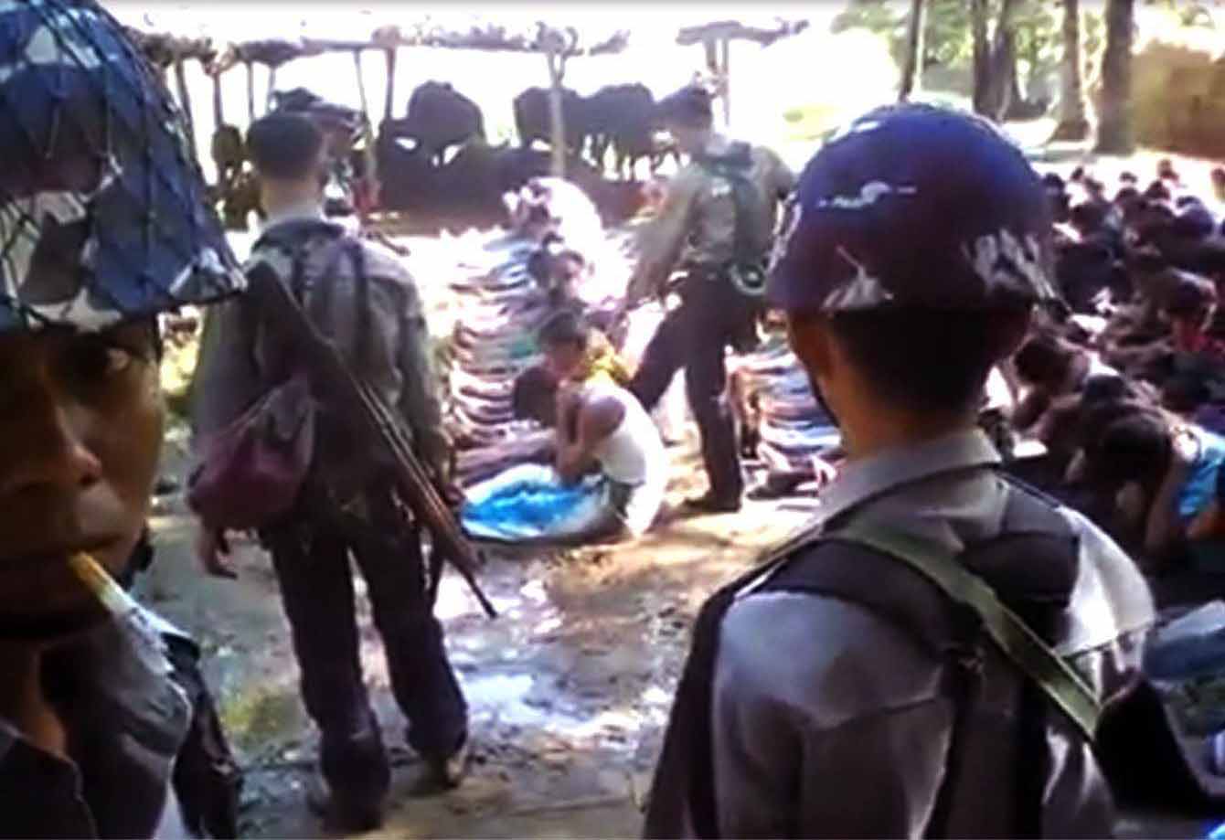 လူမႈကြန္ရက္ ဗီဒီယိုဖိုင္တြင္ ရြာသားမ်ားကို ႐ုိက္ခဲ့သည့္ ရဲမ်ားကို အေရးယူထား