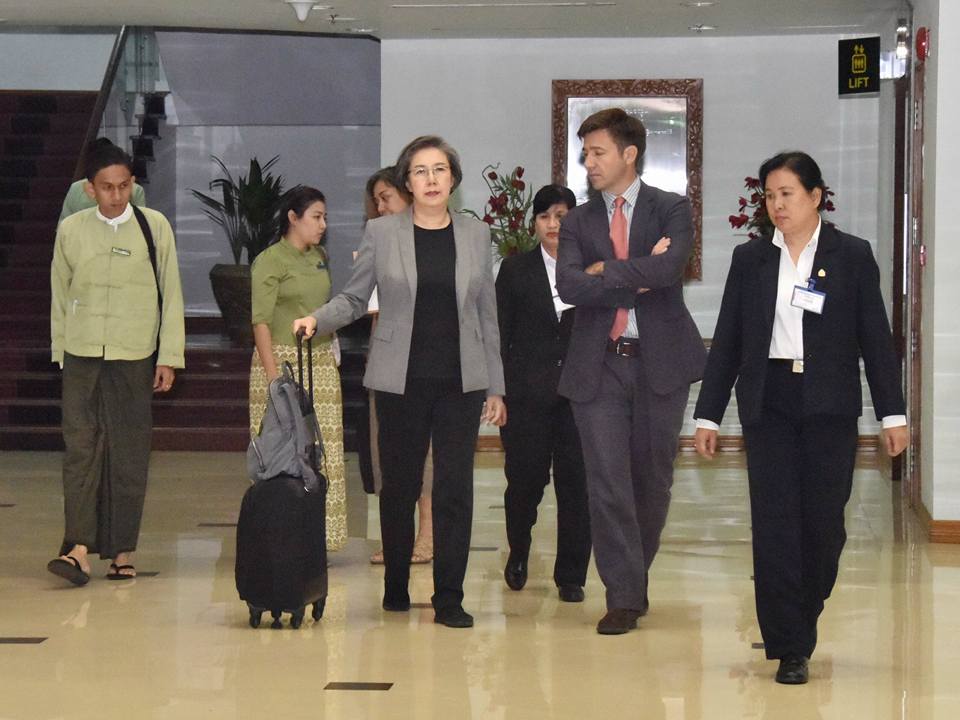 ကုလသမဂၢ လူ႔အခြင့္အေရးကိုယ္စားလွယ္ ယန္ဟီးလီျမန္မာျပည္ခရီးစဥ္စတင္