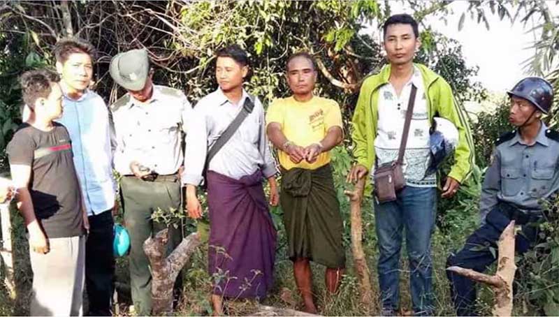 ေတာဆင္႐ိုင္း သတ္မႈျဖင့္ မသကၤာဖြယ္ ၉ ဦးအား ဖမ္းဆီး
