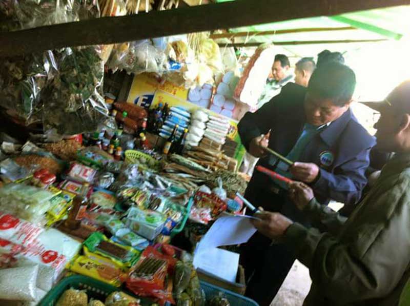 ကေလးၿမိဳ႕တြင္ တားျမစ္ စားသံုးကုန္ပစၥည္းမ်ား ေရာင္းခ်ပါ အေရးယူမည္