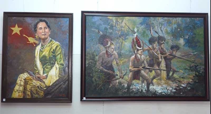 ျပည္ေက်ာ္ဟန္ရဲ႕ တကုိယ္ေတာ္ ပန္းခ်ီျပပြဲ