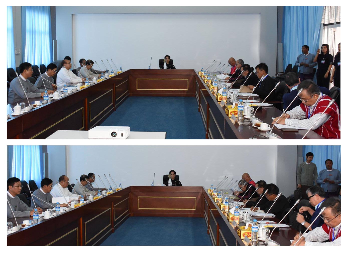 အပစ္ရပ္အဖြဲ႔မ်ား ေဒသဖြံ႔ၿဖဳိးေရးႀကဳိးပမ္းေဆာင္ရြက္ရန္  ေဒၚေအာင္ဆန္းစုၾကည္တိုက္တြန္း