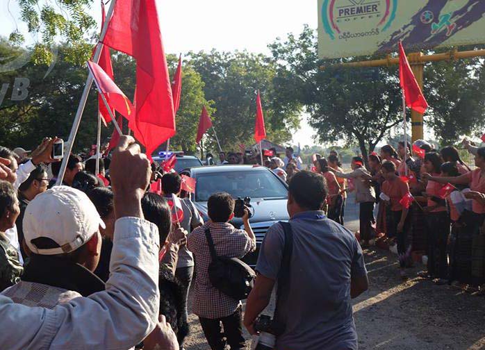 ႏိုင္​ငံ​ေတာ္​အတိုင္ပင္​ခံ ေဒၚေအာင္ဆန္းစုၾကည္ ပုဂံေရာက္ရွိ