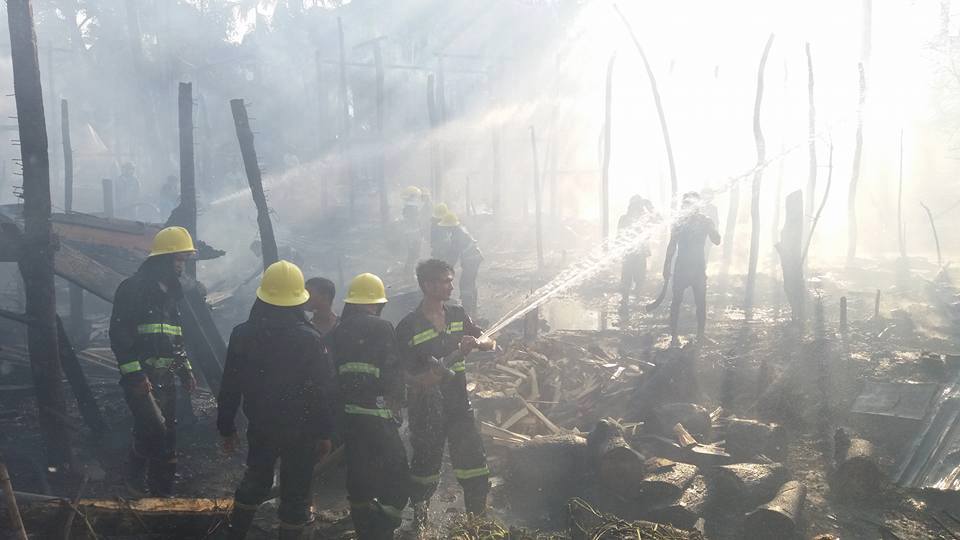 ေျမာက္ဦးတြင္ မီးေလာင္၊ ေနအိမ္ ၉ လုံး ပ်က္စီးဆုံး႐ႈံး