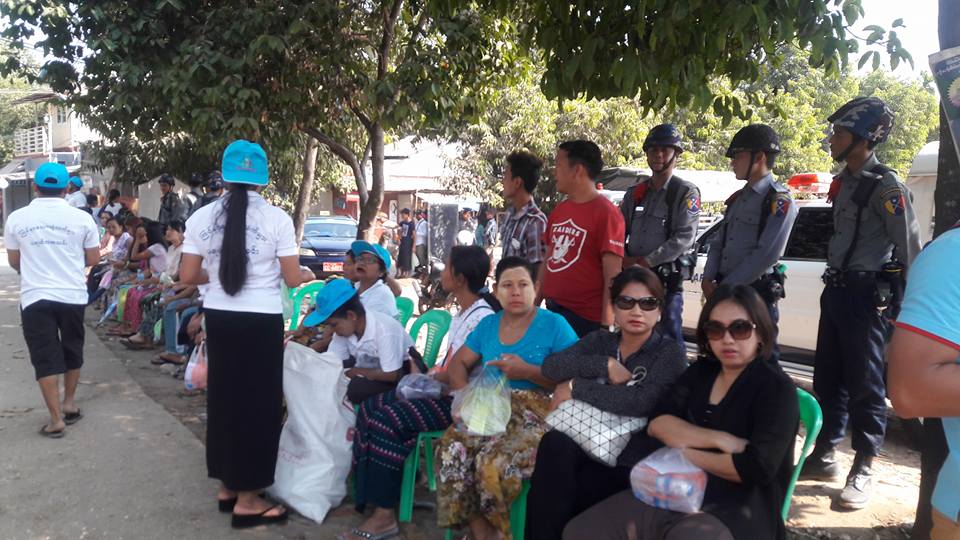 ကုိေန၀င္းရဲ႕ စ်ာပနအခမ္းအနား ျမင္ကြင္း