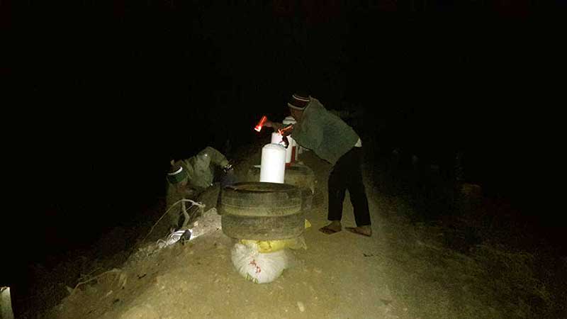 မုိးညႇင္းတြင္ လက္လုပ္မုိင္းတလုံး ေတြ႔ရွိ