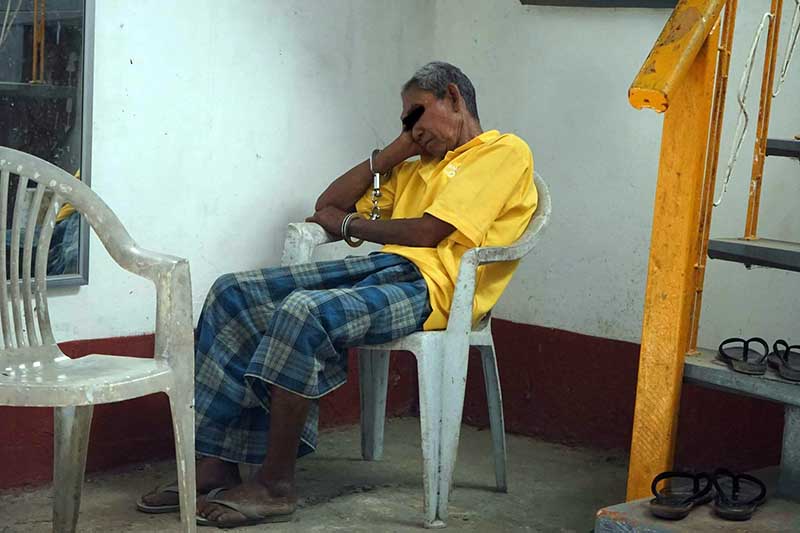 ၄ ႏွစ္ကေလးအား အဓမၼျပဳက်င့္မႈ သံသယျဖင့္ အသက္ ၇၀ ေက်ာ္ အဘိုးအိုကုိ အမႈဖြင့္