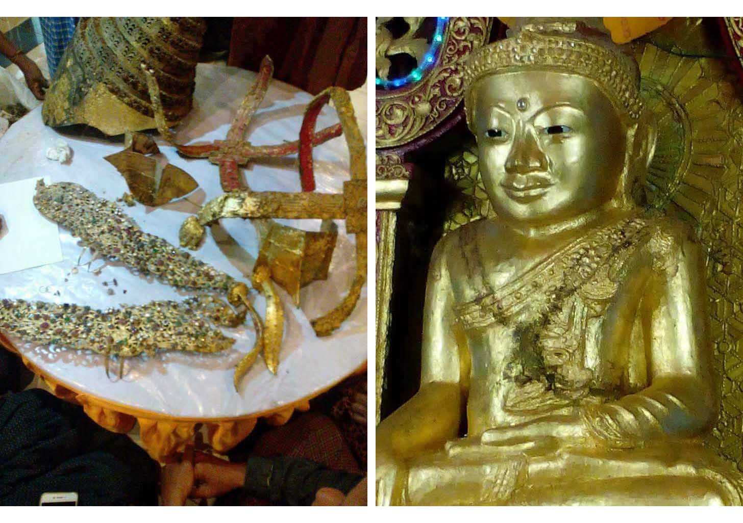 ေက်ာက္ေတာ္မဟာမုနိဘုရား ေရွးမူအတိုင္းထားရန္ဆႏၵျပမႈေၾကာင့္ စလြယ္ႏွင့္ မကိုဋ္ေတာ္ ျဖဳတ္ခ်