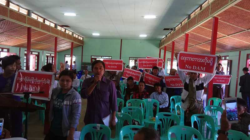 တနသၤာရီျမစ္အတြင္း အႀကီးစားေရကာတာ လွ်ပ္စစ္ဓာတ္အားေပးထုတ္လုပ္မည့္စီမံကိန္းကို ဆႏၵျပ