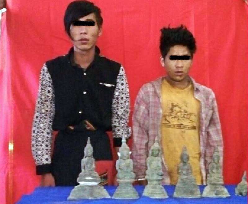 လား႐ႈိးတြင္ ဘုရားဆင္းတုေတာ္ခိုးယူသူ ၂ ဦးအား အမႈဖြင့္အေရးယူ