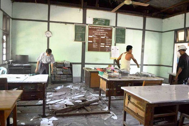တိုက္ႀကီးငလ်င္ေၾကာင့္ ၂ဦး ေသ၊ ေငြက်ပ္ ၁၉၅ သန္းေက်ာ္ဖိုး ဆံုး႐ႈံးပ်က္စီး