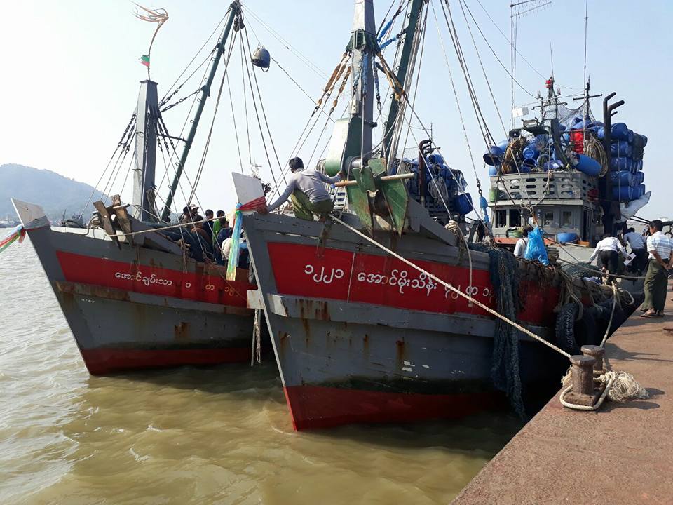 ၿမိတ္ကြၽန္းစု ေရျပင္အတြင္း ငါးခိုးဖမ္းသည့္  ဝါလတ္ေရယာဥ္ ၂ စီး ဖမ္းဆီးမိ