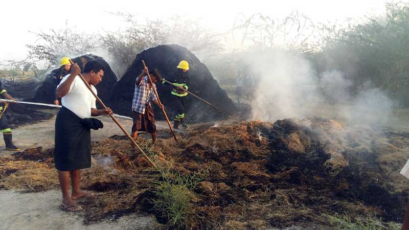 ဝမ္းတြင္းၿမိဳ႕တြင္ မီးကင္းေစာင့္သည့္စနစ္ တိမ္ျမဳပ္ေပ်ာက္ကြယ္မွာ ေဒသခံမ်ားစုိးရိမ္ေန