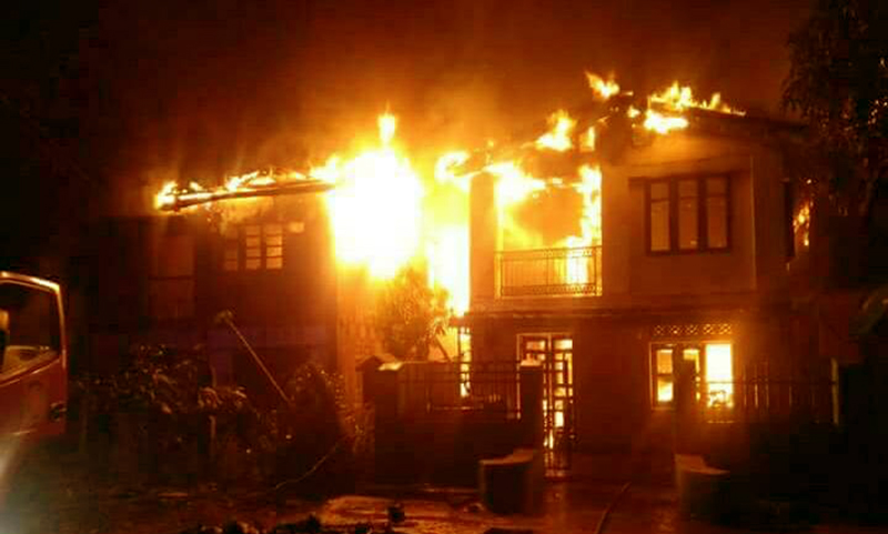ဇီးကုန္းၿမိဳ႕နယ္တြင္ မီးေလာင္ကြ်မ္းမႈ ျဖစ္ပြား