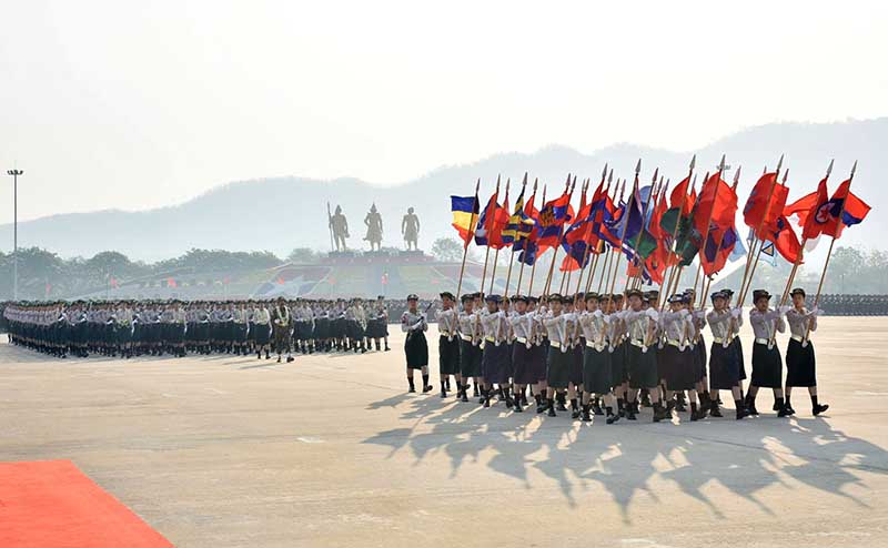 တပ္မေတာ္ေန႔ စစ္ေရးျပအခမ္းအနားတြင္ အမ်ဳိးသမီးတပ္ဖြဲ႔၀င္မ်ား ပါ၀င္မည္ (ဓာတ္ပံု)