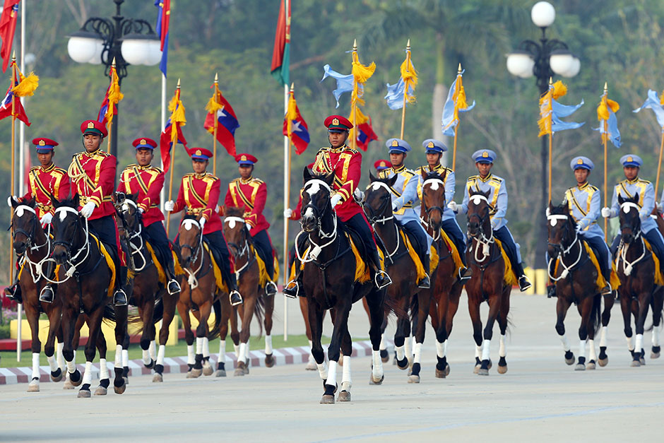 ျမန္မာျမင္းသည္ေတာ္မ်ားပံု ဘန္ေကာက္ပို႔စ္၏ တေန႔တာ ဓာတ္ပံုက႑၌ေဖာ္ျပ