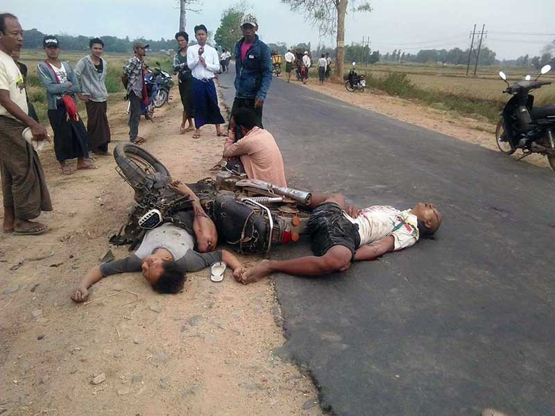 ဖဒိုၿမိဳ႕တြင္ ယာဥ္တိုက္မႈျဖစ္၊ ၂ ဦး ေသဆုံး
