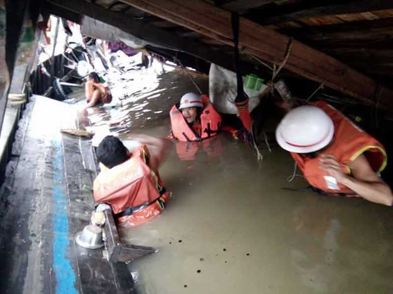 မင္းျပားတြင္ ဘုရားဖူးစက္ေလွ တိမ္းေမွာက္၊ ၈ ဦးေသ ၁ ဦးေပ်ာက္ဆုံး