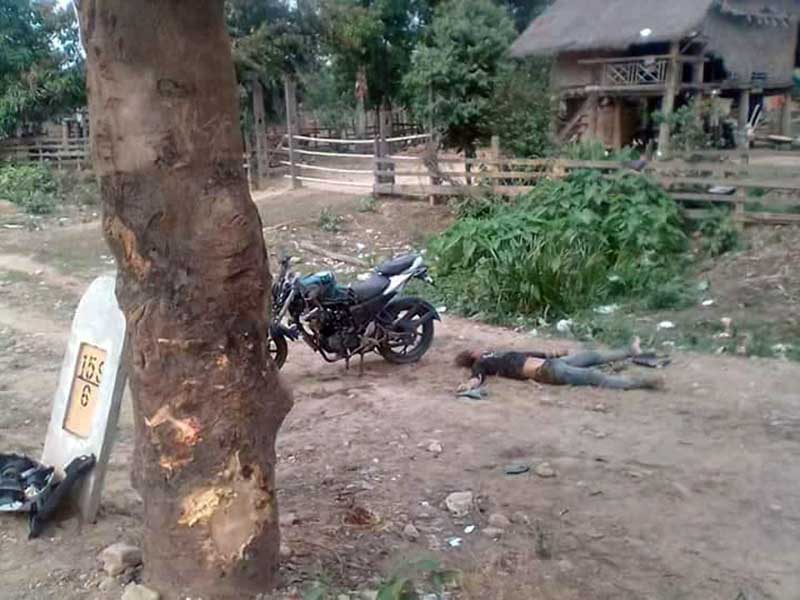 အင္းေတာ္တြင္ ဆိုင္ကယ္တိမ္းေမွာက္ ၁ ဦးေသ၊ ၁ ဦးဒဏ္ရာျပင္းထန္