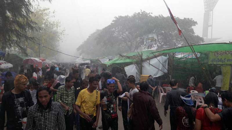 ရခိုင္႐ုိးရာယဥ္ေက်းမႈသႀကၤန္ပြဲေတာ္ သုု၀ဏၰကြင္းတြင္ က်င္းပ (ဓာတ္ပံု)
