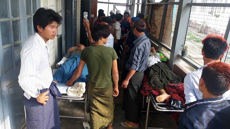 မိုးညႇင္းတြင္ ဘုရားဖူးယာဥ္ တိမ္းေမွာက္ ရဟန္း ၁ ပါး ပ်ံလြန္၊ လူ ၁၀ ဦး ဒဏ္ရာရ
