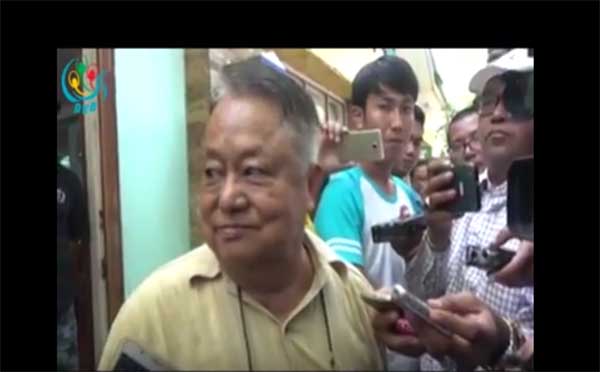“စြပ္စြဲတာမပါဘဲနဲ႔ မခံႏိုင္ဘူးဆုိေတာ့လည္းဘယ္တတ္ႏုိင္မတုန္း၊ ပန္းနဲ႔ေပါက္သလုိေပါ့” ဦး၀င္းထိန္ (႐ုပ္သံ)